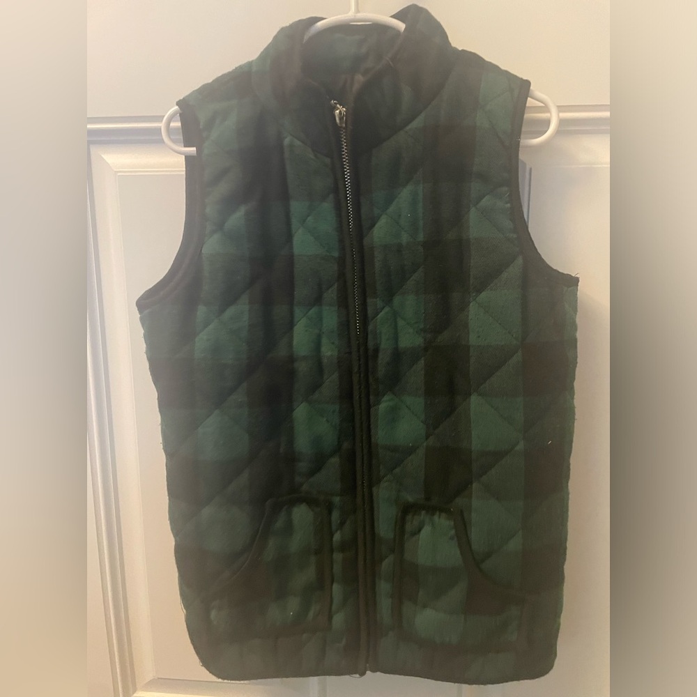 Plaid vest